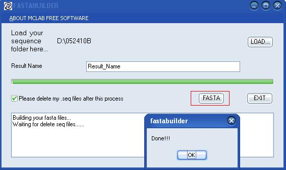 FastaBuilder-FreeDownload software